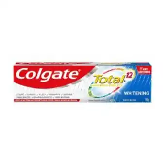 Creme dental colgate total 12 whitening 90g