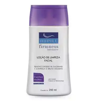 Loção de limpeza facial firmness intensive nupill 250ml