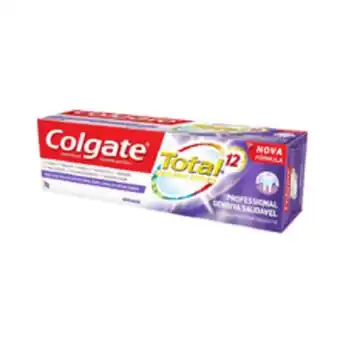 Supermercados Pague Menos Creme dental colgate total 12 gengiva reforçada 180g oferta