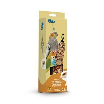 Petz Bastão de sementes petz com mamão para calopsitas, agapornis e periquitos oferta