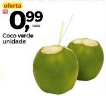 Frangolândia Coco verde unidade oferta