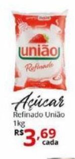 Ricoy Supermercados Acucar refinado Uniao 1kg oferta