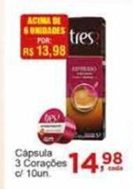 Rossi Supermercado Capsula 3 Coracoes c/10un oferta