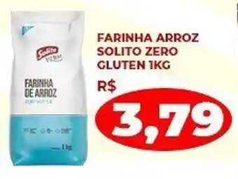 Alvorada Supermercados Farinha Arroz Solito Zero Gluten 1kg oferta
