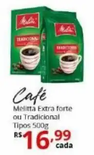 Ricoy Supermercados Cafe Melitta Extra Forte ou Tradicional 500g oferta