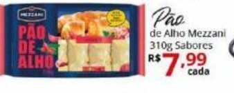 Ricoy Supermercados Pao de Alho Mezzani 310g sabores oferta