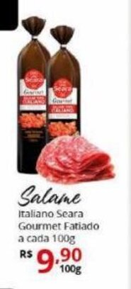 Ricoy Supermercados Salame Italiano Seara Gourmet Fatiado a cada 100g oferta