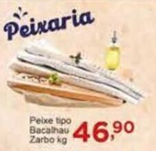 Rossi Supermercado Peixe tipo Bacalhau Zarbo 1kg oferta
