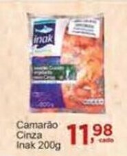 Rossi Supermercado Camarao Cinza Inak 200g oferta