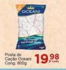 Rossi Supermercado Posta de cacao Oceani 800g oferta