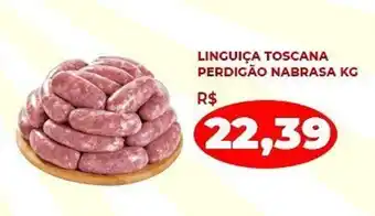 Linguica Toscana Perdigao Na Brasa 1kg