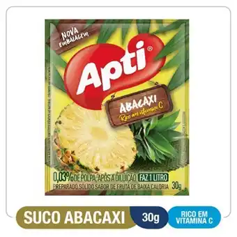 Supermercados Myatã Refresco em pó abacaxi apti 30g oferta