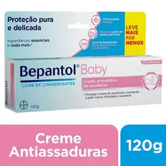 Farmácias Pague Menos Bepantol baby creme 120g oferta