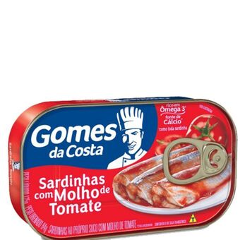 Extrabom Supermercados Sardinha gomes da costa com molho de tomate 125g oferta