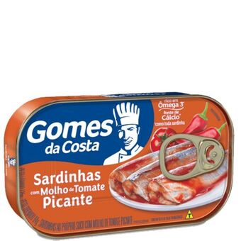 Extrabom Supermercados Sardinha gomes da costa com tomate picante 125g oferta