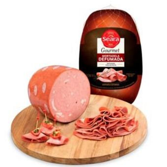 Big Box Mortadela defumada seara gourmet fatiada oferta