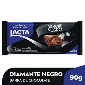 Supermercados Pedroso Chocolate lacta diamante negro 90g oferta
