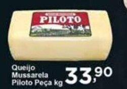 Rossi Supermercado Queijo Mussarela Piloto peca 1kg oferta