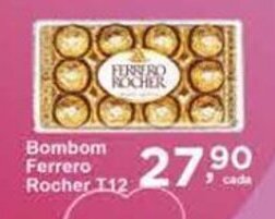Rossi Supermercado Bombom Ferrero Rocher T12 oferta