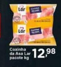 Rossi Supermercado Coxinha da asa Lar pacote 1kg oferta