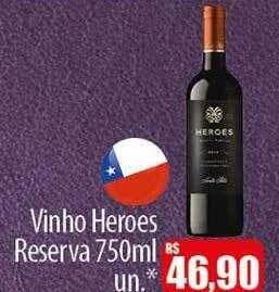 Proença Supermercados Vinho Heroes Reserva oferta