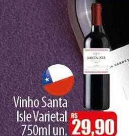 Proença Supermercados Vinho Santa Isle Varietal oferta