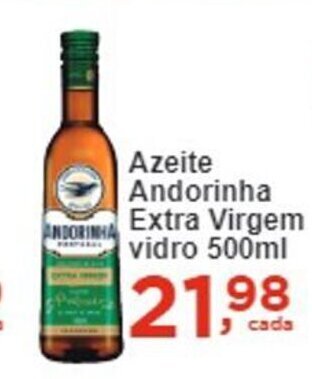 Rossi Supermercado Azeite Andorinha Extra Virgem Vidro 500ml oferta