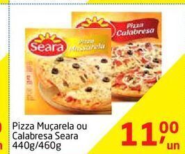 Tenda Atacado Pizza muçarela ou calabresa seara 440g/460g oferta