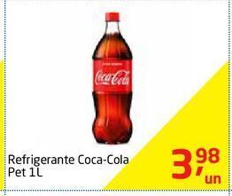 Tenda Atacado Refrigerante coca-cola pet 1l oferta