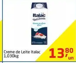 Tenda Atacado Creme de leite italac 1,030kg oferta