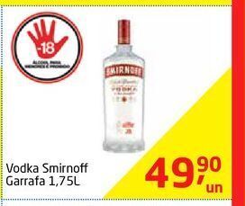 Tenda Atacado Vodka smirnoff garrafa 1,75l oferta