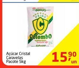 Tenda Atacado Açúcar cristal caravelas pacote 5kg oferta