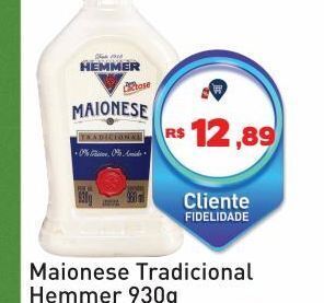 Tonin Superatacado Maionese tradicional hemmer 930g oferta