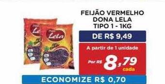 Bahamas Mix Feijão Vermelho Dona Lela Tipo 1 oferta