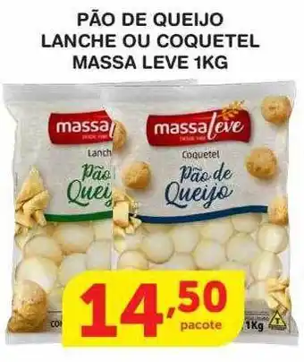 Roldão Pão De Queijo Lanche Ou Coquetel Massa oferta