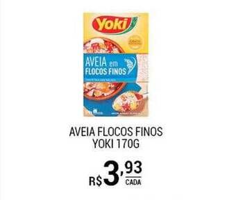 San Michel Supermercados Aveia Flocos Finos Yoki oferta
