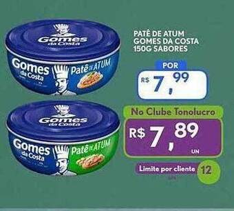 Rede Compras Patê De Atum Gomes Da Costa Sabores oferta