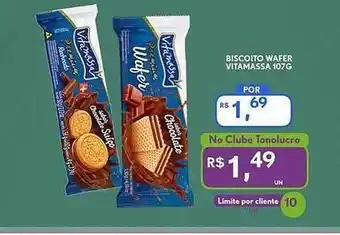 Rede Compras Biscoito Wafer Vitamassa oferta