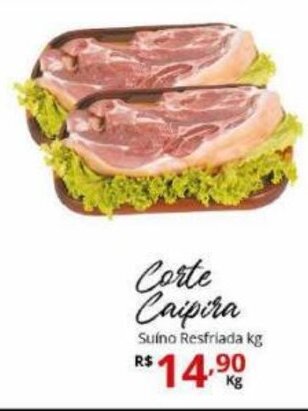 Ricoy Supermercados Corte caipira Suino Resfriada 1kg oferta