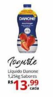 Ricoy Supermercados Iogurte Liquido Danone 1.25kg Sabores oferta