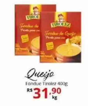 Ricoy Supermercados Queijo Fondue Tirolez 400g oferta