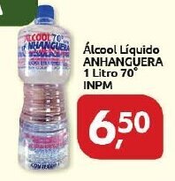 Supermercados Nori Alcool liquido Anhanguera 1L 70 INPM oferta