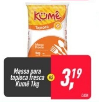 Frangolândia Massa para tapioca fresca Kume 1kg oferta