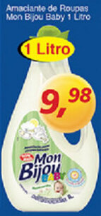 Supermercados Guanabara Amaciante de roupas Mon Bijou Baby 1L oferta