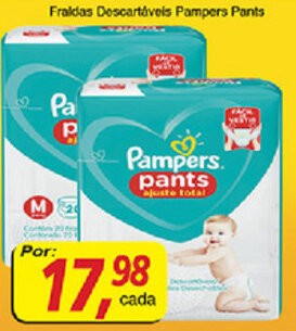 Supermercados Guanabara Fraldas Descartaveis Pampers Pants oferta