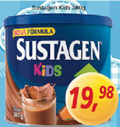 Supermercados Guanabara Sustagen Kids 380g oferta