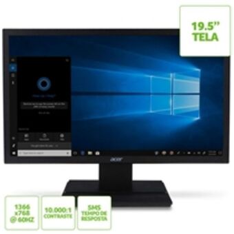 Monitor acer 19.5" led vga / hdmi - v206hql