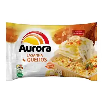 Lasanha quatro queijos aurora 600g
