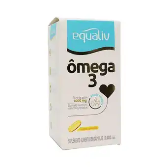 Drogaria Santa Marta Equaliv ômega-3 1000mg com 180 cápsulas em gel oferta