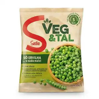 Supermercado Bergamini Ervilha veg & tal congelada sadia 1,05kg oferta